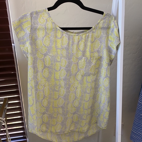 JOIE Rancher Python Silk Top - Picture 2 of 6